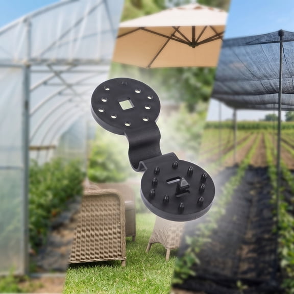 Shade Cloth Clips, Round Plastic Lock Grips, Windproof Fix Clamps, Windproof Awning Clamp Grip Tarp Clips, for Gardening, Greenhouse, Sun Shade Net, 50pc