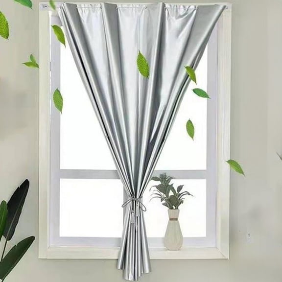 Shade Cloth Curtain Set with Hooks No Punch Curtains for Rv Rentals, Bathroom, Bedroom Polyester Privacy Window Drape for Light Blocking Easy Install Adjustable Hook Curtains for Travel Trailer
