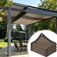thumbnail image 1 of Shade Cloth for Garden Plants,Sun Shade Cloth,6.56 x 13ft Sunblock Shade Neting,Mesh ShadeTarp with Grommets for Patio Plants Greenhouse Kennel Pergola Sun Protection Neting Porch Cover(Brown), 1 of 6