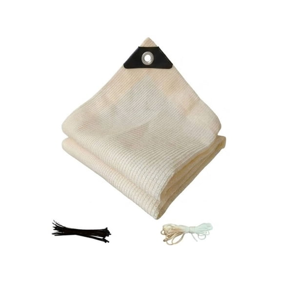 Shade Cloth with Grommets 118.11 x 78.74 Inch, Outdoor Sun Shade Awning Mesh Tarp for Patio Balcony Canopy, Sunscreen for Backyard Deck Lawn Sand, Outdoor Decorations and Accessories