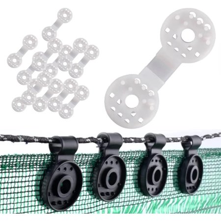 Shade Cloth Heavy Duty Lock Grip, 30Pcs Shade Cloth Plastic Clips, Sunshade Net Shading Fixed Clip Buckle Round Plastic, Reusable Plastic Clips