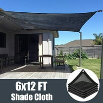 Shade Cloth, Hengu 6x12FT Sun Shade Net with Grommets, 60% Shade Sail Canopy for Garden,Greenhouse,Plants and Patio Sunshade