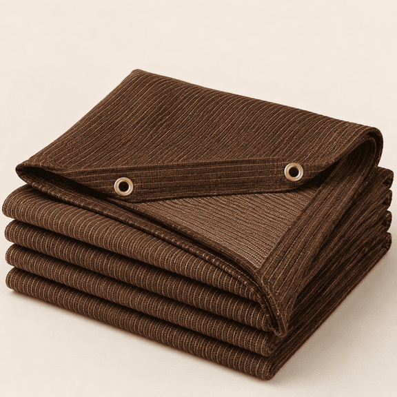 Shade Cloth for Patio, 90% UV Block Outdoor Privacy Screen with Rust-Resistant Brass Grommets, Breathable Sun Shade Cover for Patio, Pergola, Deck, Garden and Pool.Mocha