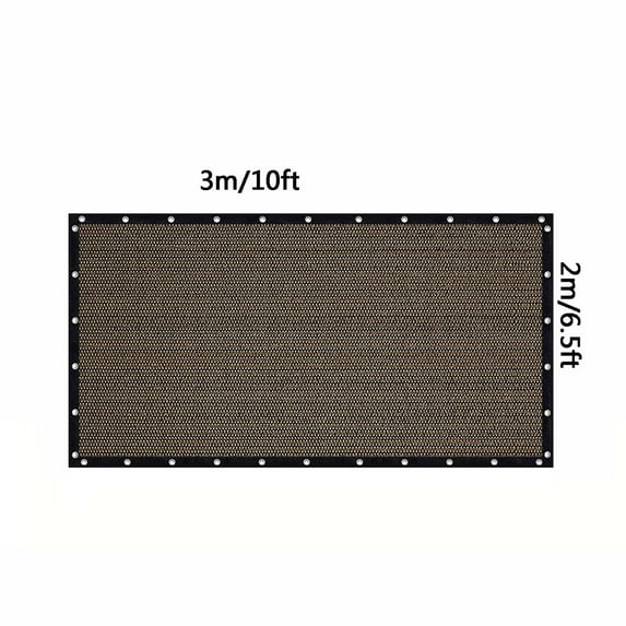 Shade Cloth for Pergola & Patio - 200GSM Sun Shade Fabric with Grommets Every 2FT, Heavy-Duty Garden Sunshade Cover for Backyard, Carport & Playground