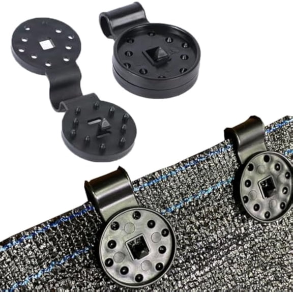 Shade Cloth Plastic Clips,Shade Cloth Clips,Plastic Net Buckle, Plastic Net Buckles, Reusable Shade Fabric Clips (50)