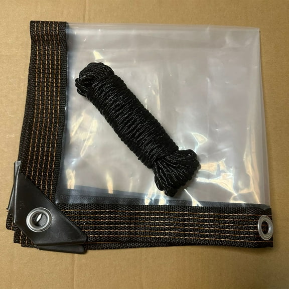 Shade Cloth1PC,78.74x78.74in,Sunblock Mesh Cover with Taped Grommets for Greenhouse Pergola Plants Patio Gardens Wind Protection(Clear)