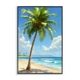 thumbnail image 1 of Stupell Industries Shade From Palm Trees Black Framed Giclee Art, design by LSR Design Studio, 24 x 16, 1 of 8