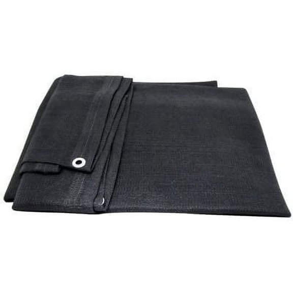 Shade Net Shade Tarp Construction Fence Tarp Dust and Wind Tarp Canopy Shade Panel Koi Pond Screen 12'x12' Black (Multi-Purpose Shade Tarp)