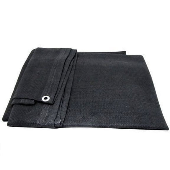 Shade Net Shade Tarp Construction Fence Tarp Dust and Wind Tarp Canopy Shade Panel Koi Pond Screen 14x20 Black (Multipurpose Tarps)