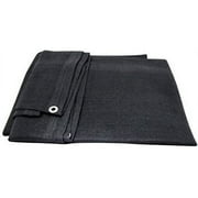 Shade Net Shade Tarp Construction Fence Tarp Dust and Wind Tarp Canopy Shade Panel Koi Pond Screen 18'x24' Black (Multi-Purpose Shade Tarp)