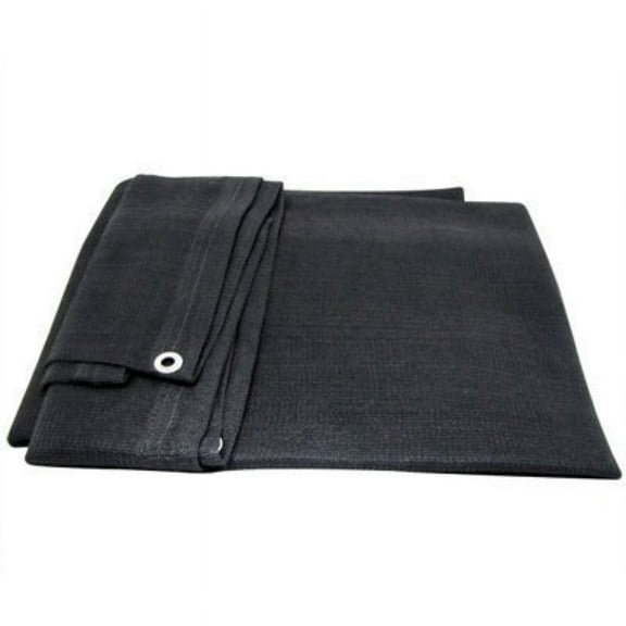 Shade Net Shade Tarp Construction Fence Tarp Dust and Wind Tarp Canopy Shade Panel Koi Pond Screen 6'x20' Black (Multi-Purpose Shade Tarp)