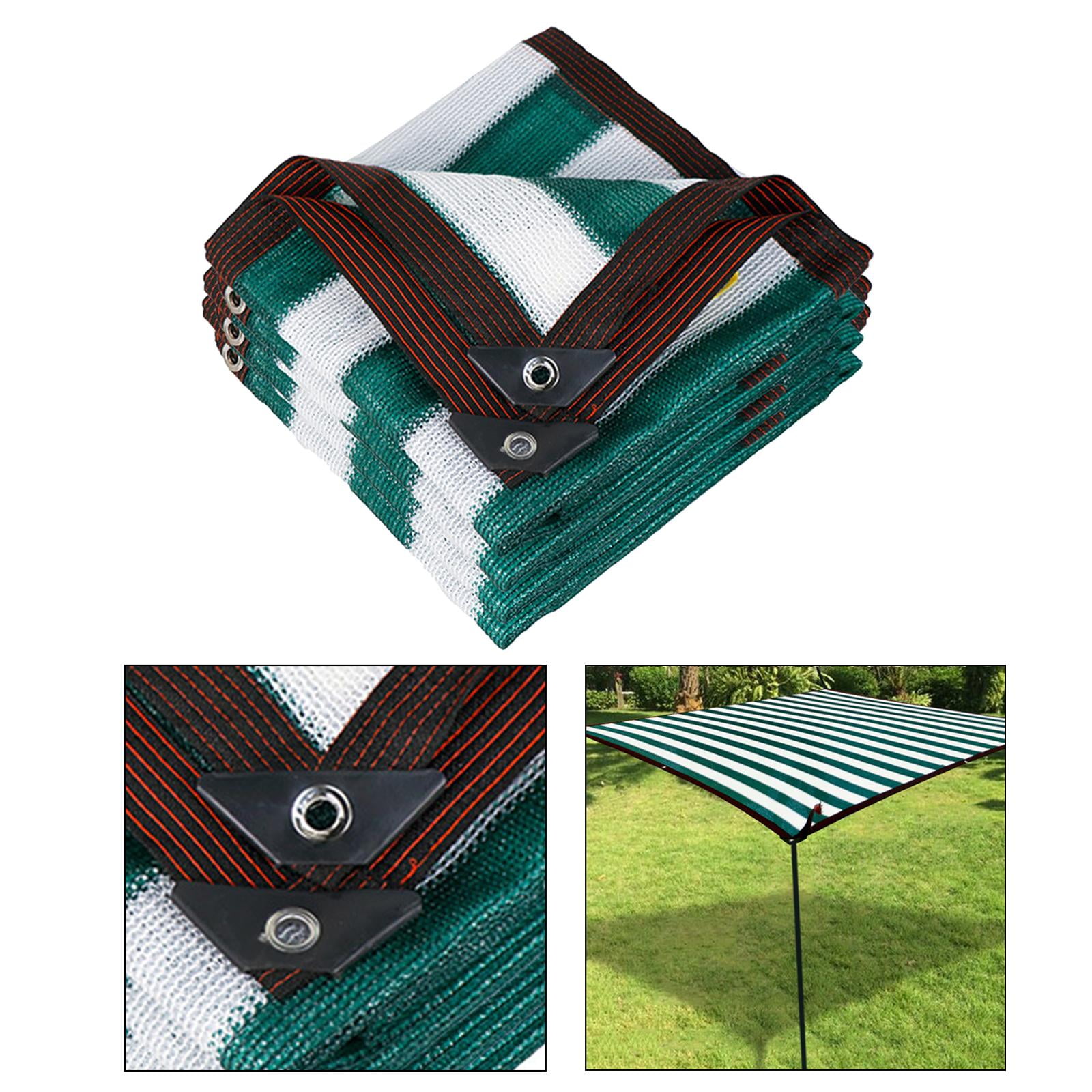 Shade Net Sunblock Mesh High Shading Rate Permeable Dustproof Outdoor Shade Net Shade Cloth for Yard Greenhouse Planting Use Courtyard 2mx5m
