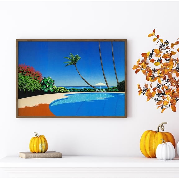 Shade Palm Grove Canavs Poster Unframed Paper Print