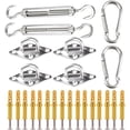 thumbnail image 1 of Shade Sail Hardware Kit, Shade Sail Hardware, Sail Hardware Replacement Kit, Repair Accessories, Installation Tools, High Performance Awning Attachment for Sun Shade, 1 of 5