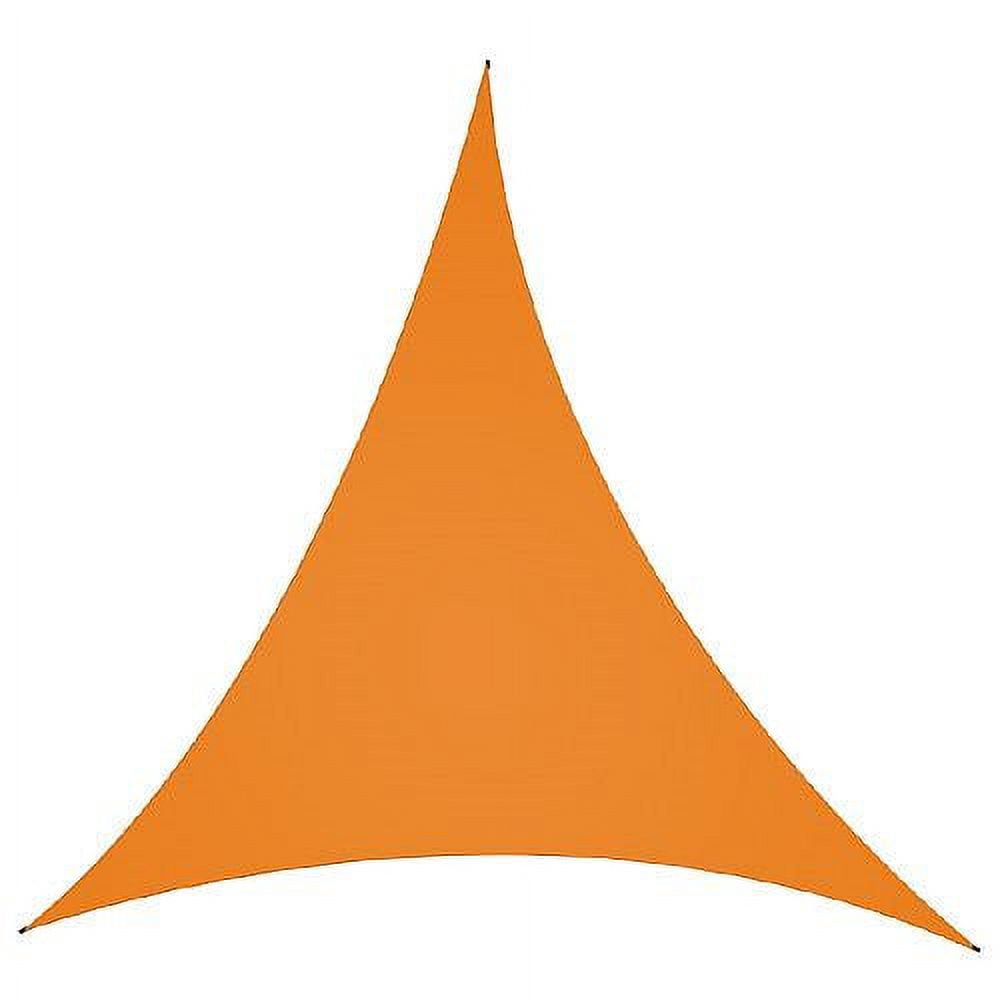 Triangle Shade Sail Canopy - Waterproof Polyester Sun Shelter For Patio, Playground, Camping, Backyard (Multiple Sizes & Colors)