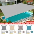 Shade Sail, Waterproof Garden Shelter 95 UV Blocking Sun Protection