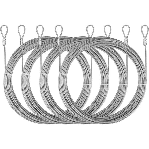 Shade Sails Installation Kits,Sun Shade Sail Hardware Kit with 4pcs 10ft Length Extension Nylon Wire Rope,Shades Awning Kit for Triangle Rectangle Shade Canopy,304 Stainless Steel, Outdoor D