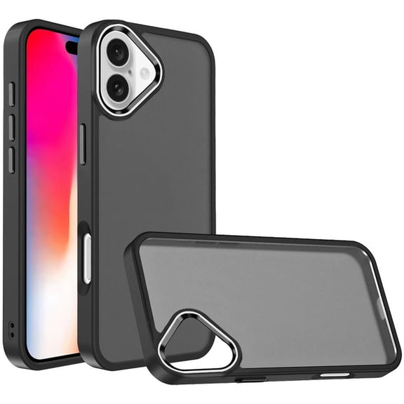 Shade Series Hybrid Case for iPhone 16 - Black
