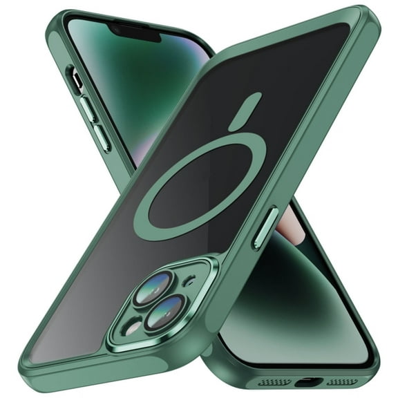 Shade Series MagSafe Case with Camera Lens Protector for iPhone 15 - Green