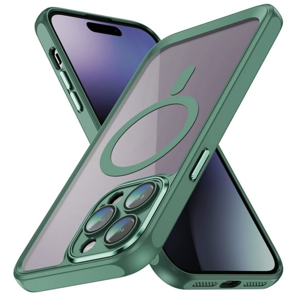 Shade Series MagSafe Case with Camera Lens Protector for iPhone 15 Pro - Green