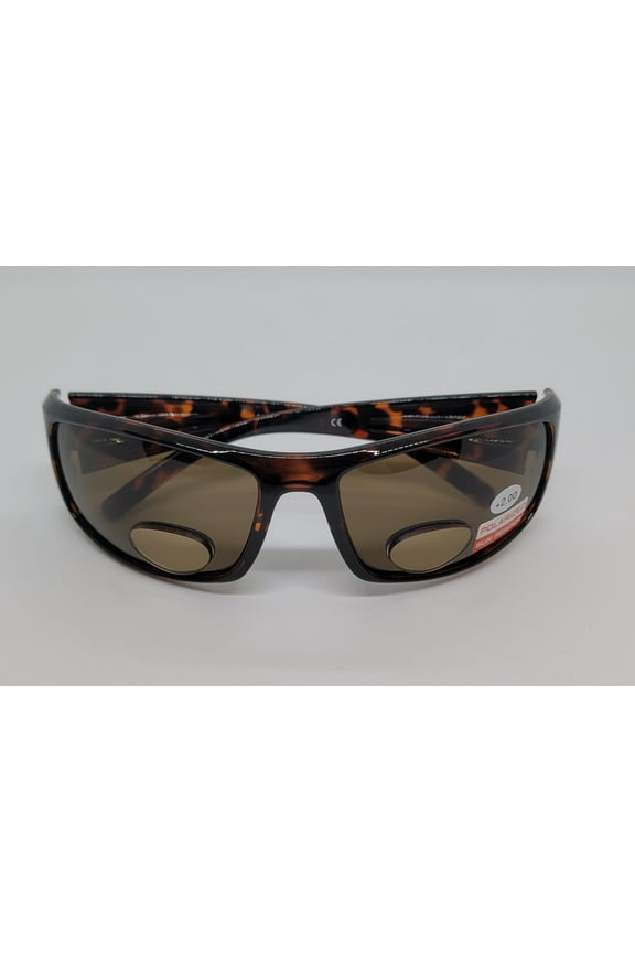 Men's Polarized Bi-focal Sunglasses - Amber Lens - 2.00