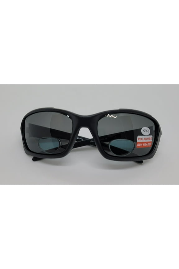 Men's Polarized Bi-focal Sunglasses - Smoke Lens 2.50