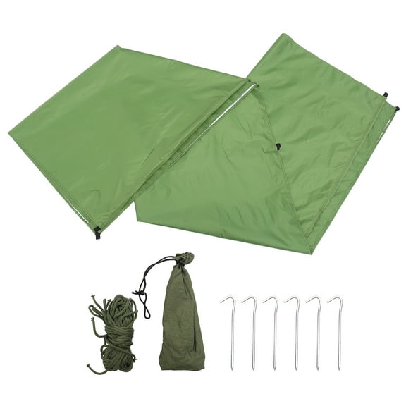 Shade Tent Camping Accessories Beach Waterproof Backpack Travel Green