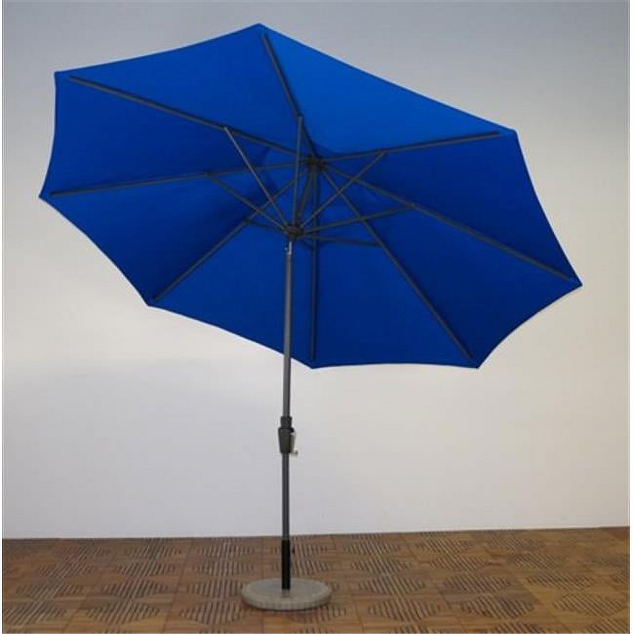 Shade Trends UM11-DU-102 11 ft. x 8 Premium Market Umbrella- Durango Frame- Pacific Blue Canopy - image 1 of 1