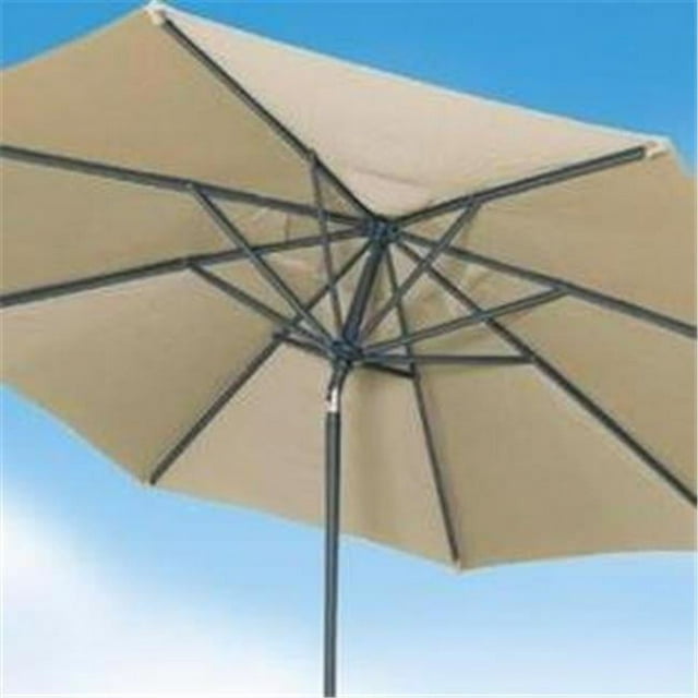 Shade Trends UM11-DU-5406 11 ft. x 8 Premium Market Umbrella&#44; Durango Frame&#44;Antique Beige Canopy