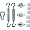 thumbnail image 1 of Shade sail Hardware Kit for Triangle Heavy Duty Sun Shade sail Installation 8 Inches Stainless Steel for Deck Garden Lawn Patio B, 1 of 5