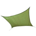 thumbnail image 1 of ShadeLogic Sun Shade Sail, Heavy Weight, 12' Square, Lime Green, 1 of 4