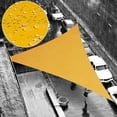 thumbnail image 1 of ShadeMart 13' x 21' x 24.7' Custom Size Yellow Triangle Waterproof Sun Shade Sail Canopy Awning Shelter, 95% UV Blockage Water Resistant, Outdoor Patio Garden Carport (We Customize Size), 1 of 5