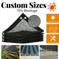 thumbnail image 1 of ShadeMart 70% Shade Cloth for Plant, Custom Size 7FT x 57FT Outdoor Dog Shade Tarp, Shade Cover with Upgrade Grommets and Zip Ties, Sunblock Net for Garden Pool Carport Chicken Coop Dog, 1 of 7