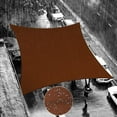 thumbnail image 1 of ShadeMart 8' x 15' Custom Size Brown Rectangle Waterproof Sun Shade Sail Canopy Awning Shelter, 95% UV Blockage UV & Water Resistant, Outdoor Patio Garden Carport (We Make Custom Size), 1 of 5