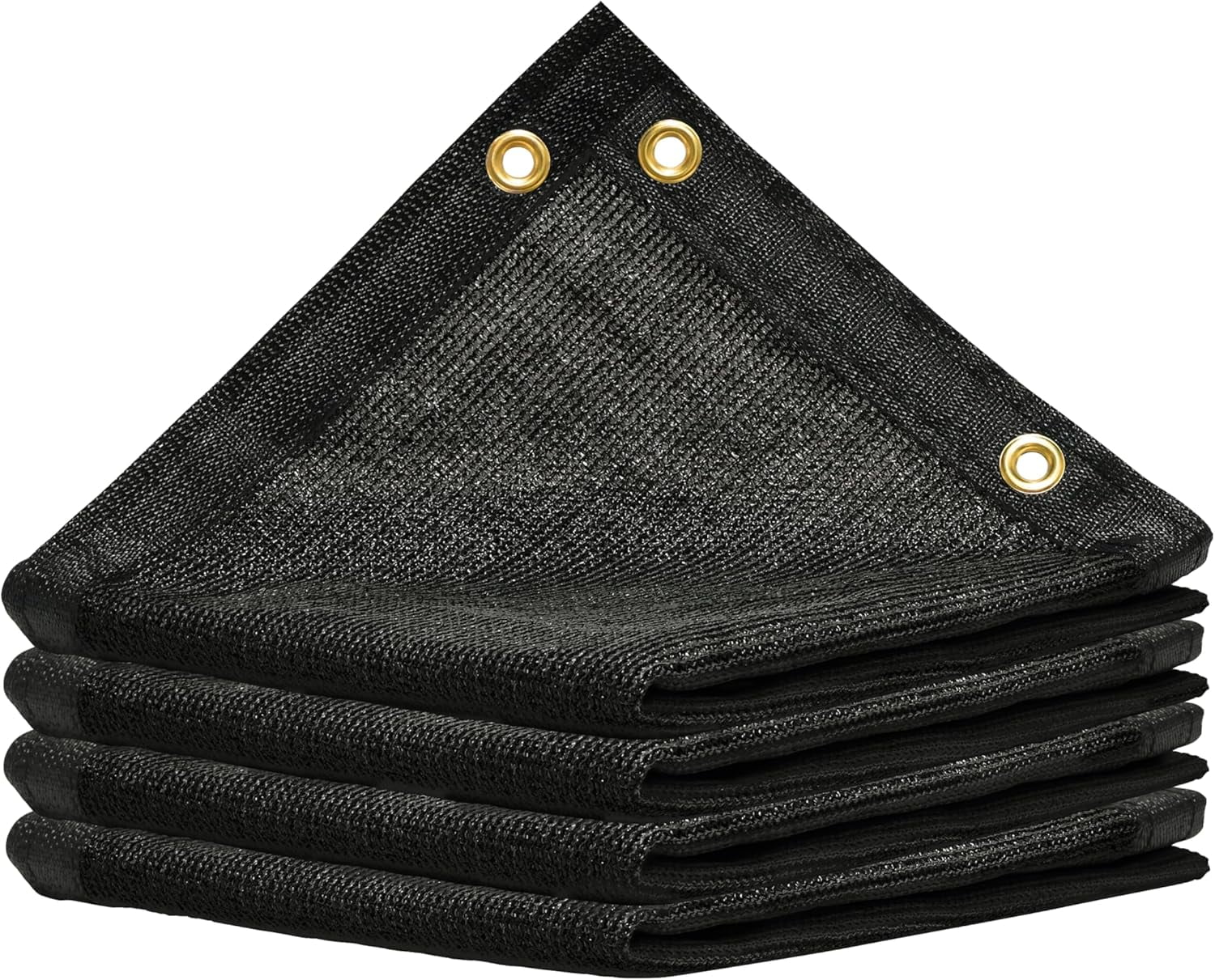 ShadeMart 90 4' x 8' Black Custom Size Shade Cloth/ Privacy Screen