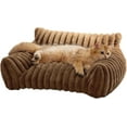 thumbnail image 1 of ShadeMart Bed for Cats and Dogs, Indoor Use, Non-Slip Design for Small Animals, Coffee, 1 of 5