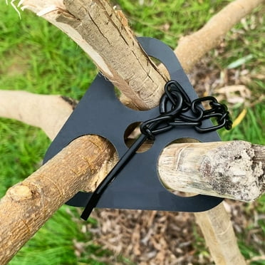 ShadeMart Camping Tripod Board Accessories Turn Branches into Campfire Tripod for Cooking