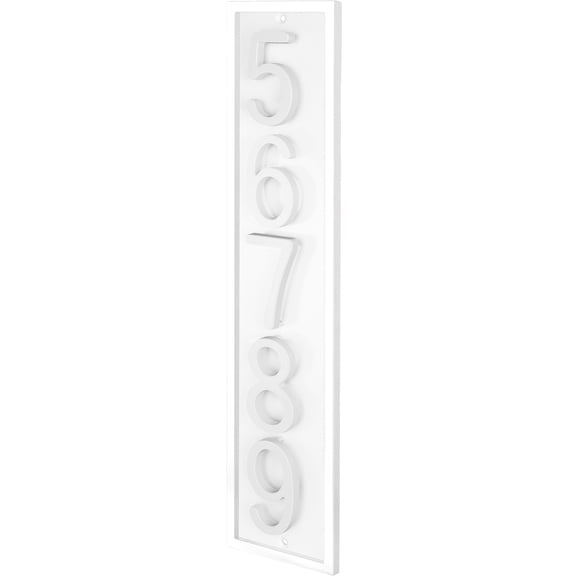ShadeMart Floating House Numbers Sign, Personalized Aluminum Address Plaque for Modern Front Door, Made in USA