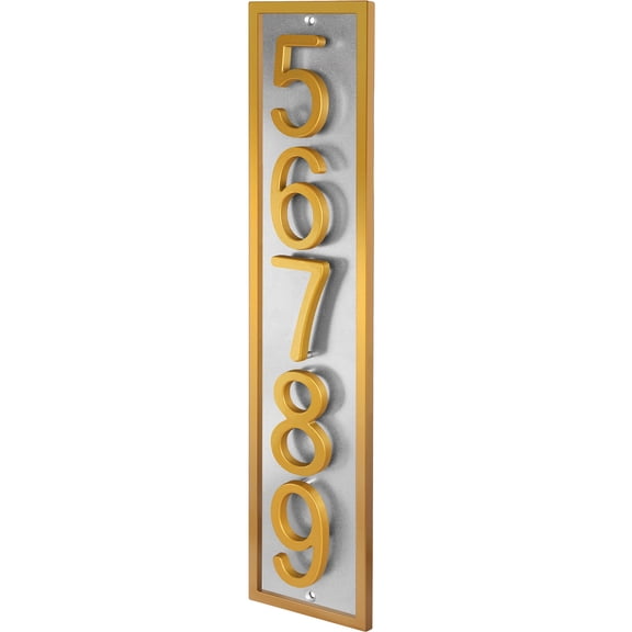 ShadeMart Floating House Numbers Sign, Personalized Aluminum Address Plaque for Modern Front Door, Made in USA