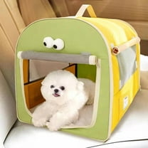 ShadeMart Portable Dog Crate, Oxford Cloth Collapsible Kennel for Car Travel, Dustproof & Breathable for Small & Medium Dogs