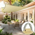 thumbnail image 1 of ShadeMart Pro Ring 16' x 18' Beige Customized Size Sun Shade Sail,Commercial Grade UPF50 Canopy Structure, Reinforced Corners & Edges, 260 GSM Fabric Heavy Duty -3 Years Warranty, 1 of 9