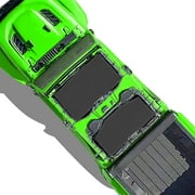 Shadeidea Jeep Gladiator Sun Shade JT 4 Door Top Sunshade, Front & Rear (2-Pieces) - Black Mesh Screen Wrangler Cover, UV Blocker with Grab Bag Pouch (2018 - Current) - 10 Years Lasting