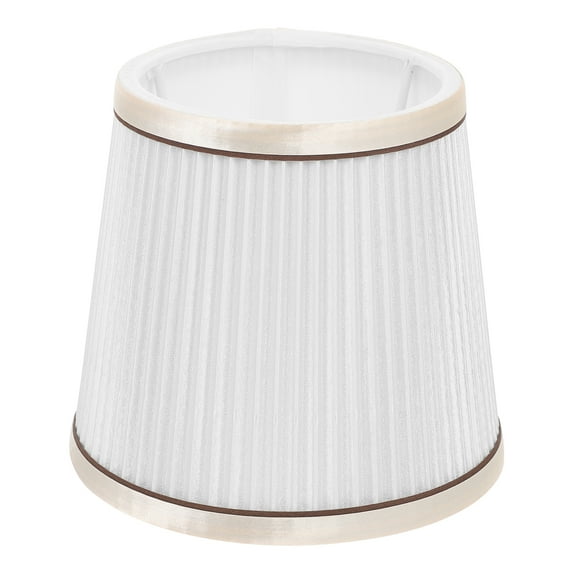 WEAVILUX Fabric Lamp Cover Nordic American Style White Cloth 1Pcs 5.9x5.9x5.5in