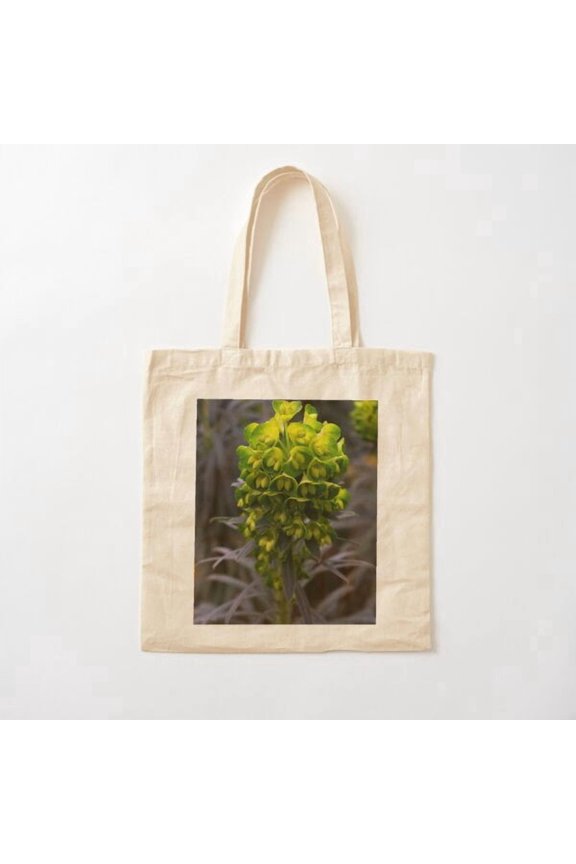 Shades Of Green Canvas Tote Bags, Reusable Shopping Bag