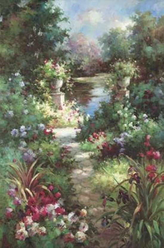 Shades Of Spring Canvas Art - Vera Oxley (12 x 18)