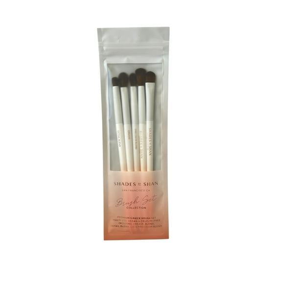 Shades by Shan Brush Set Collection 5 Piece Brush Set