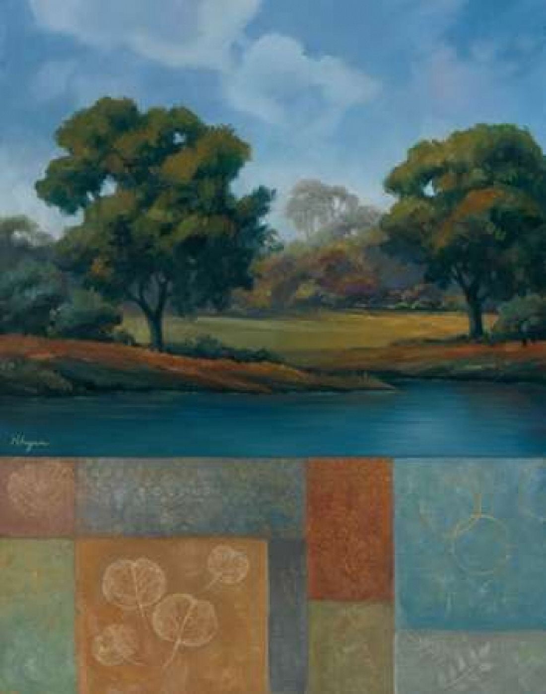 Shades of Afternoon II Canvas Art - Vivien Rhyan (22 x 28)