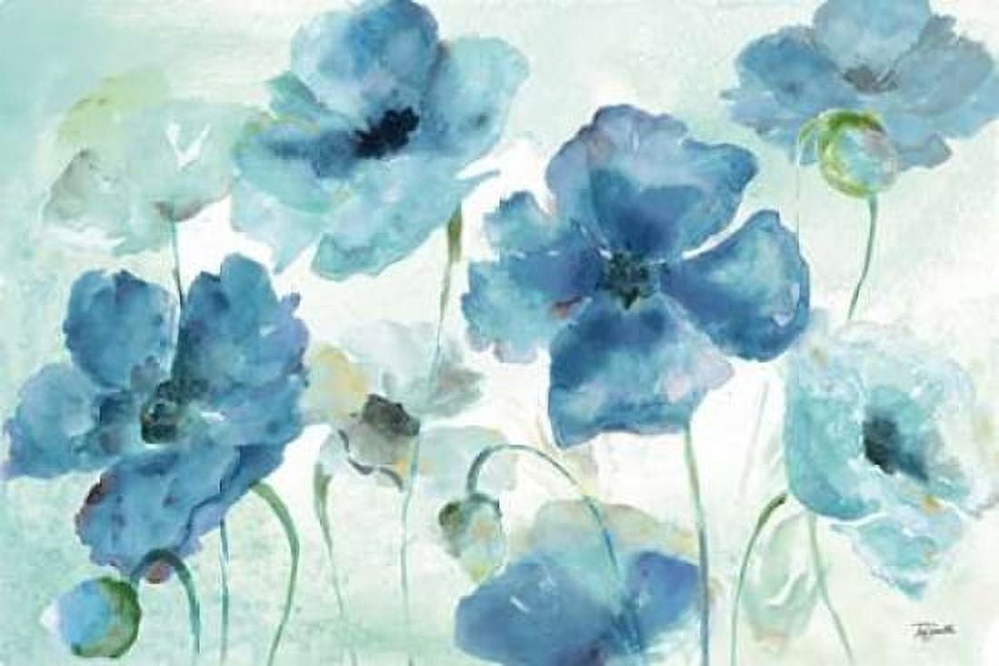 Shades of Blue Landscape Canvas Art - Tre Sorelle Studios (12 x 18)
