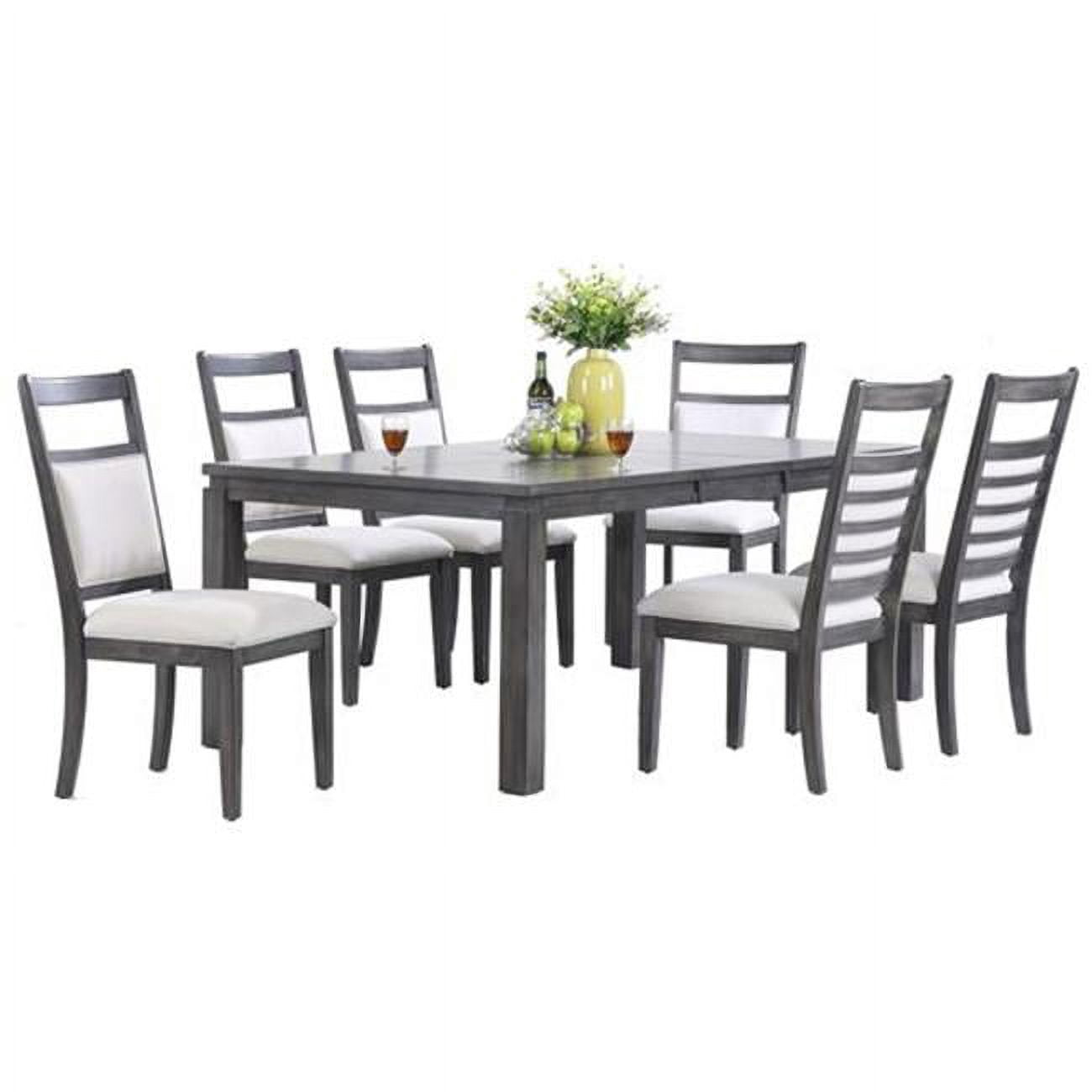 Shades of Gray 7 Piece Dining Set - Walmart.com