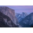 thumbnail image 1 of Shades of Pink & Lavender Are Reflected on El Capitan Half Dome & Winter Poster Print - 19 x 12 in., 1 of 1